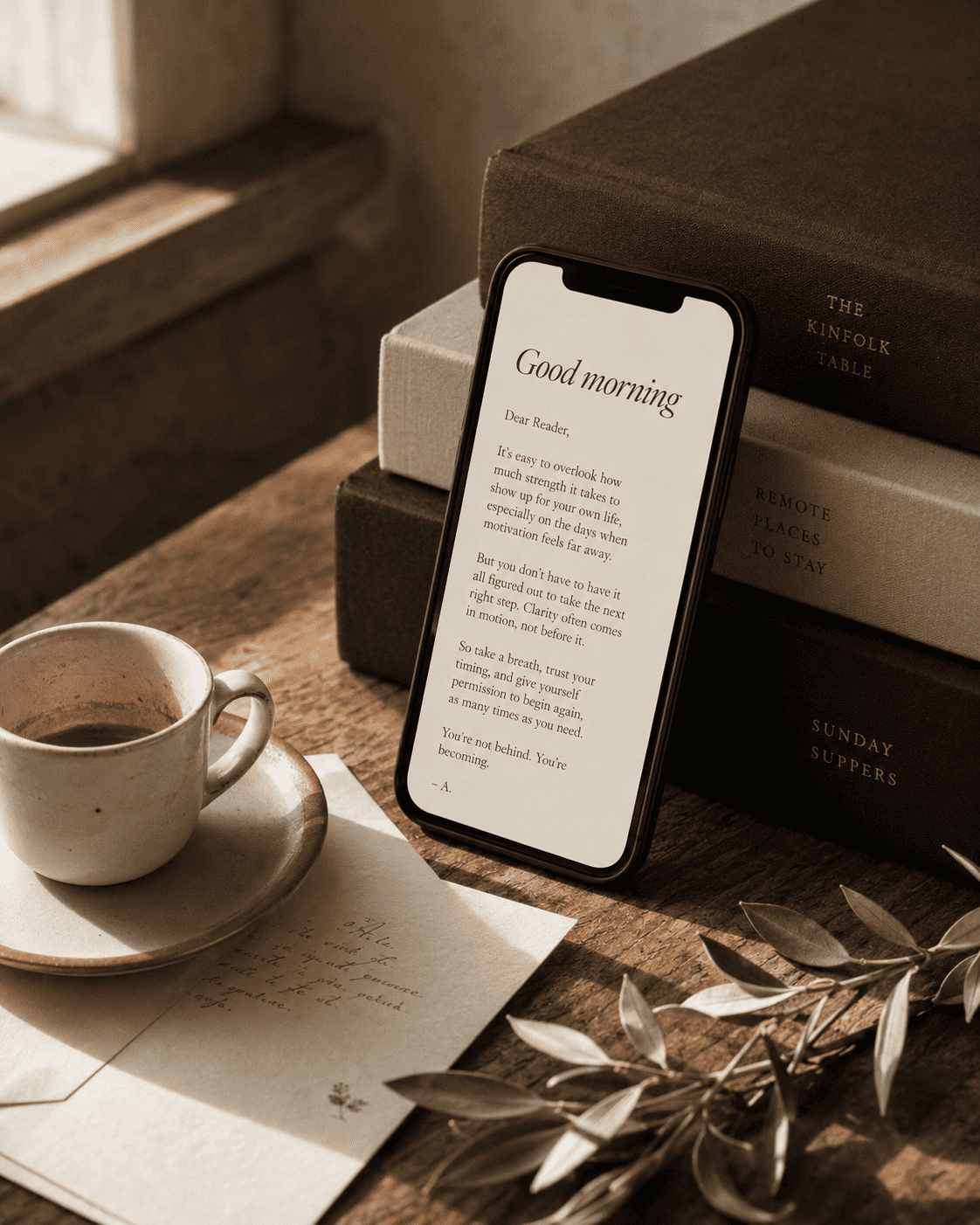 AmoreLetters — A Letter for the Two of You, Every Morning